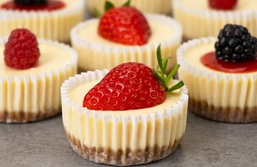 طريقة تحضير ميني تشيز كيك