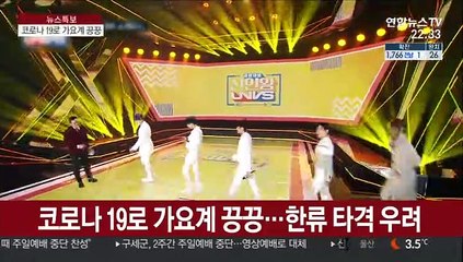 코로나 19로 가요계 끙끙…한류 타격 우려