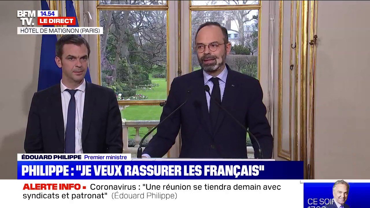Édouard Philippe "Nous avons désigné 108 hôpitaux pour recevoir des malades et commandé 200 millions de masques supplémentaires"