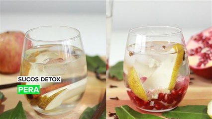 Sucos Detox: Pera