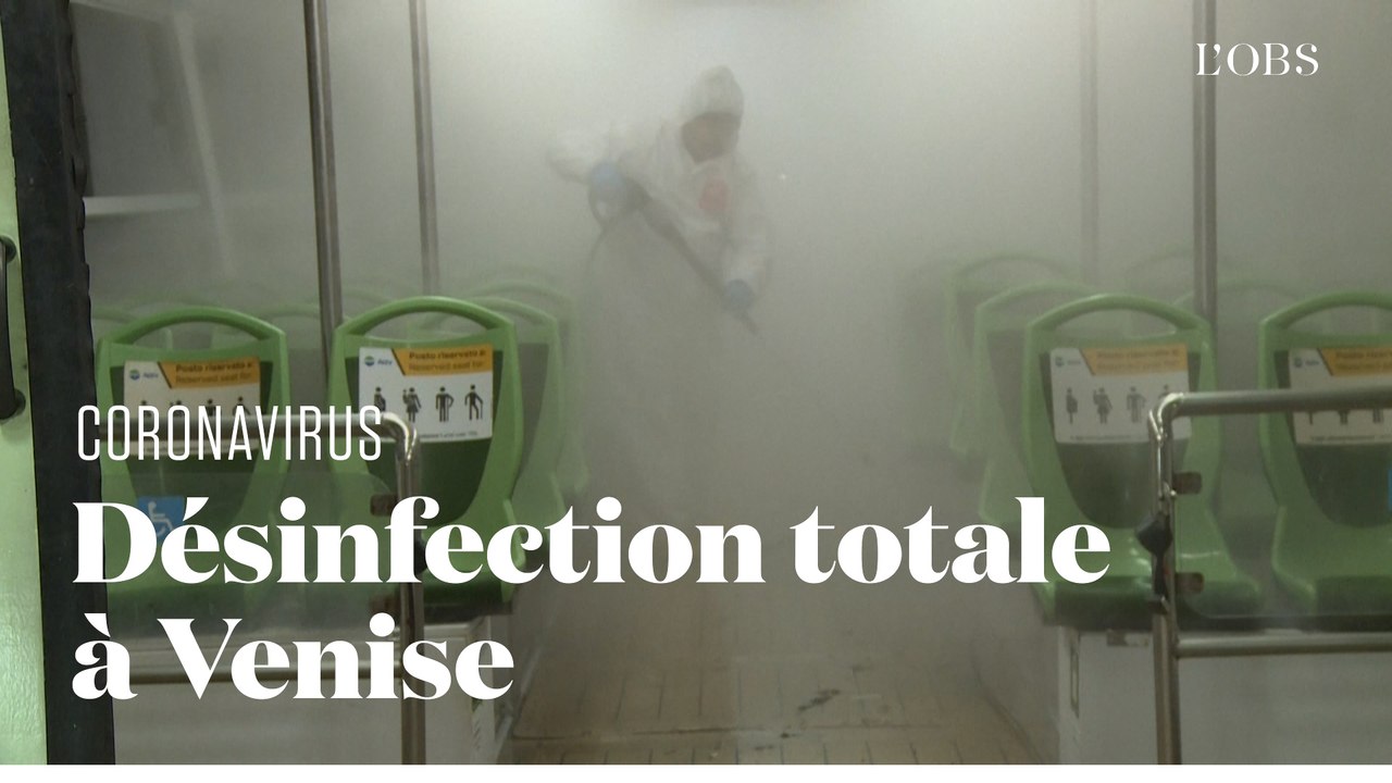 Face au Covid-19, Venise désinfecte tous ses transports en commun