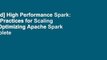 [Read] High Performance Spark: Best Practices for Scaling and Optimizing Apache Spark Complete