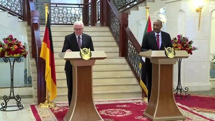 El-Burhan - Steinmeier basın toplantısı