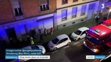 Strasbourg : un violent incendie fait cinq morts et sept blessés