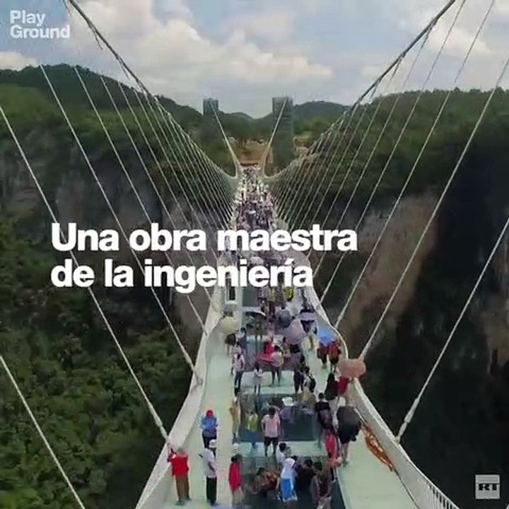 Así es el puente de cristal más largo del mundo