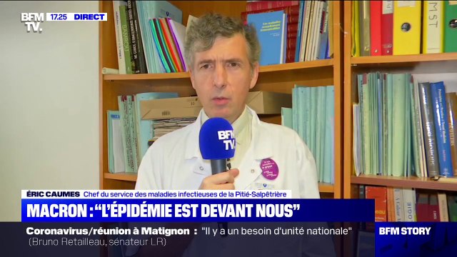 Selon Eric Caumes, le coronavirus est plus contagieux qu'on ne le pensait mais moins mortel qu'on ne le pensait