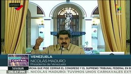 Pdte. Maduro insta a Trump a ocuparse de los asuntos de EEUU