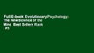 Full E-book  Evolutionary Psychology: The New Science of the Mind  Best Sellers Rank : #5