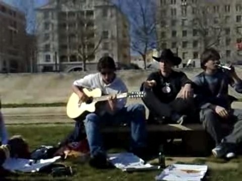 Pique nique étudiants de fac sciences economies Montpellier