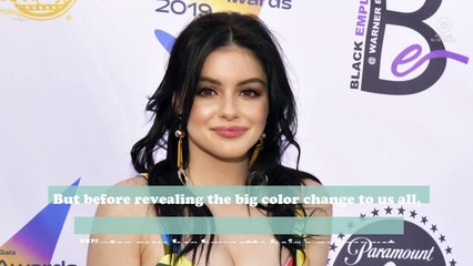 Ariel Winter officially left Modern Family behind with her hair color transformation