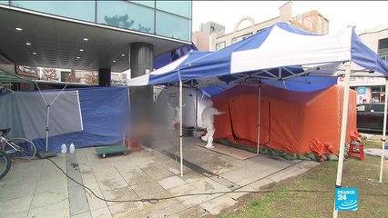 Coronavirus en Corée : les hôpitaux débordent dans le second foyer de contamination mondial