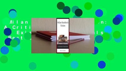 Milan Kundera's Fiction: A Critical Approach to Existential Betrayals  Best Sellers Rank : #2