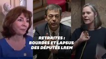 Retraites: les députés LREM commettent lapsus et bourdes