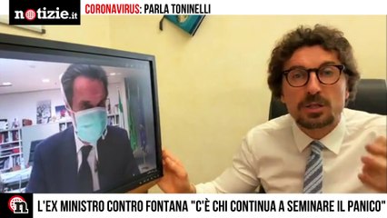 Coronavirus: Toninelli contro Fontana "State seminando panico" | Notizie.it