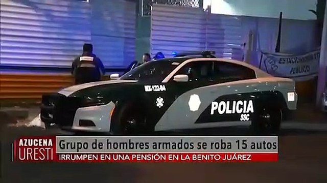 Comando armado roba autos en la colonia Álamos, CdMx