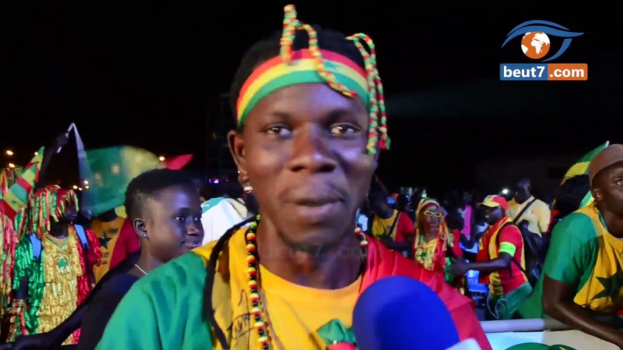 La joie des supporters apres la victoire des lions