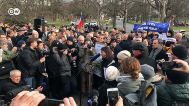 В Праге открыт памятник Борису Немцову и площадь названа его именем (27.02.2020)