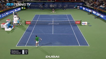 Djokovic demolishes Khachanov to makes Dubai semis