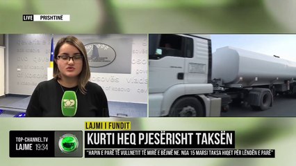 Nga 15 marsi 2020, hiqet tarifa për lëndën e parë që importohet nga Serbia dhe Bosnja e Hercegovina