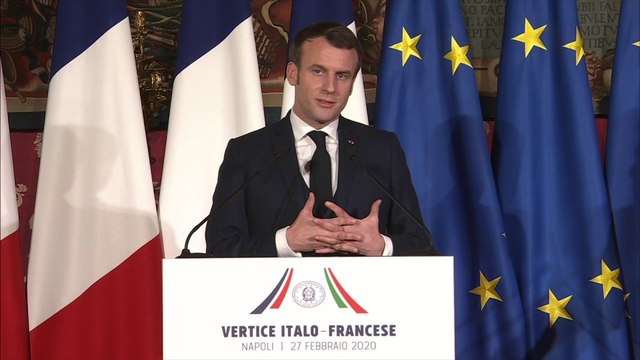 Emmanuel Macron sur le coronavirus: Ce virus nous concerne tous, la situation ne pourra se régler qu'en parfaite coopération européenne