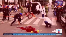 Muere ciclista tras ser atropellado por camión militar