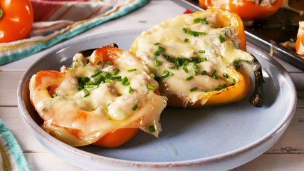 These Bell Pepper Tuna Melts Are Deliciously Low-Carb