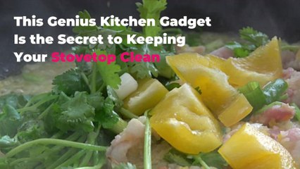 This Genius Kitchen Gadget Is the Secret to Keeping Your Stovetop Clean