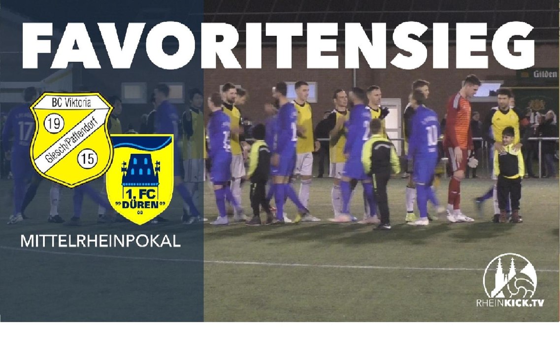 Landesligist verpasst Überraschung | BCV Glesch Paffendorf – 1. FC Düren (Viertelfinale, Mittelrheinpokal)