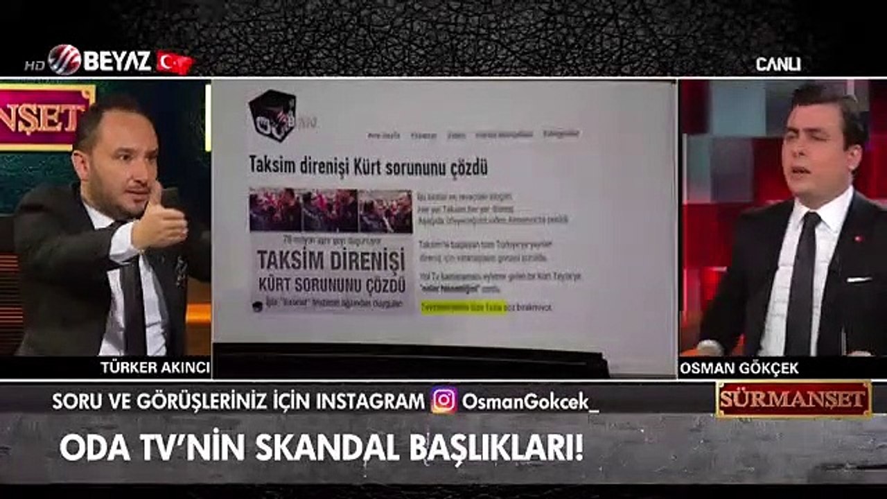Osman Gökçek, Oda Tv'nin çirkin iddialarına cevap verdi (1)