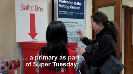 San Francisco voters cast their ballots on Super Tuesday