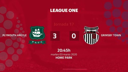 Resumen partido entre Plymouth Argyle y Grimsby Town Jornada 17 League Two