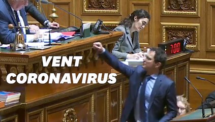 Download Video: Coronavirus: ce sénateur a très bien pris ce vent de Gérard Larcher