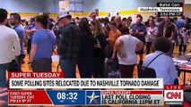 Tennessee voters waiting over two hours in lines to vote -- despite tornado aftermath