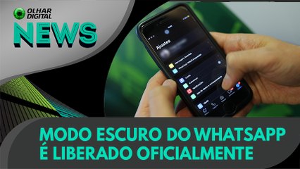 Ao vivo | Agora é oficial: modo escuro chega ao WhatsApp | 03/03/2020 #OlharDigital (180)