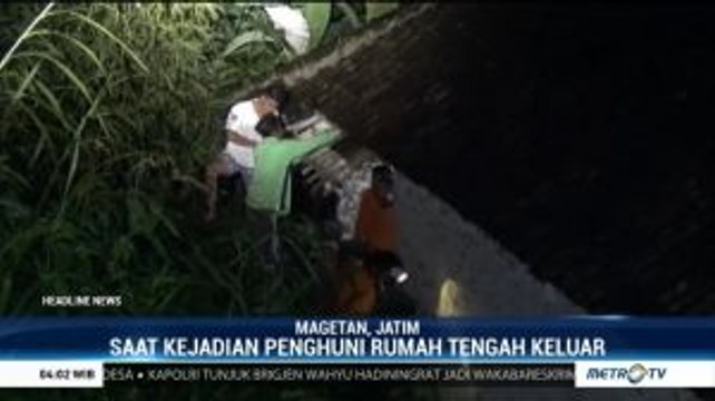 Tebing Longsor Hancurkan Dinding Rumah Warga di Magetan