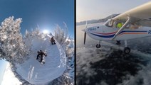 Snowboarding Looks Epic In 4K & Landing A Plane On A Frozen lake