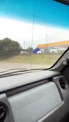 Truck Driver Goes from Guardrail to Guardrail