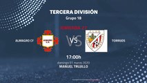 Previa partido entre Almagro CF y Torrijos Jornada 27 Tercera División