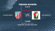 Previa partido entre UD Santa Marta y Real Burgos CF Jornada 29 Tercera División