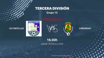 Previa partido entre CD Fontellas y Cirbonero Jornada 26 Tercera División