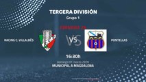 Previa partido entre Racing C. Villalbés y Pontellas Jornada 26 Tercera División