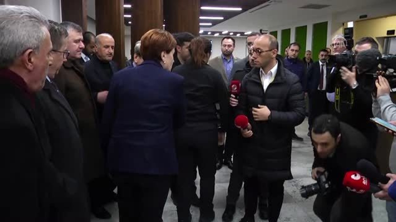 İYİ Parti Genel Başkanı Akşener: "Milletimizin başı sağolsun"