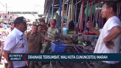 Drainase Tersumbat, Wali Kota Gunungsitoli Marah