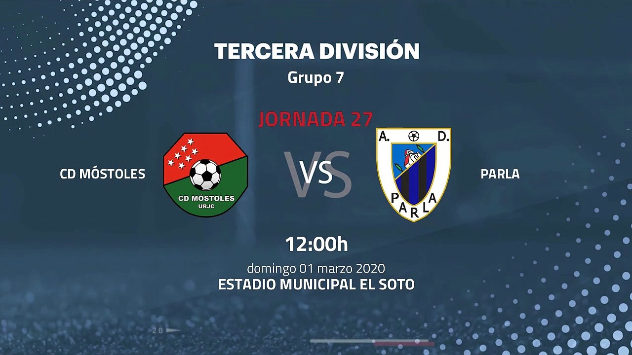 Previa partido entre CD Móstoles y Parla Jornada 27 Tercera División