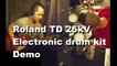 Roland V-Drums TD-25KV Electronic Drum death metal playing by nephew