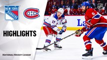 NHL Highlights | Rangers @ Canadiens 2/27/20