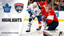 NHL Highlights | Maple Leafs @ Panthers 2/27/20