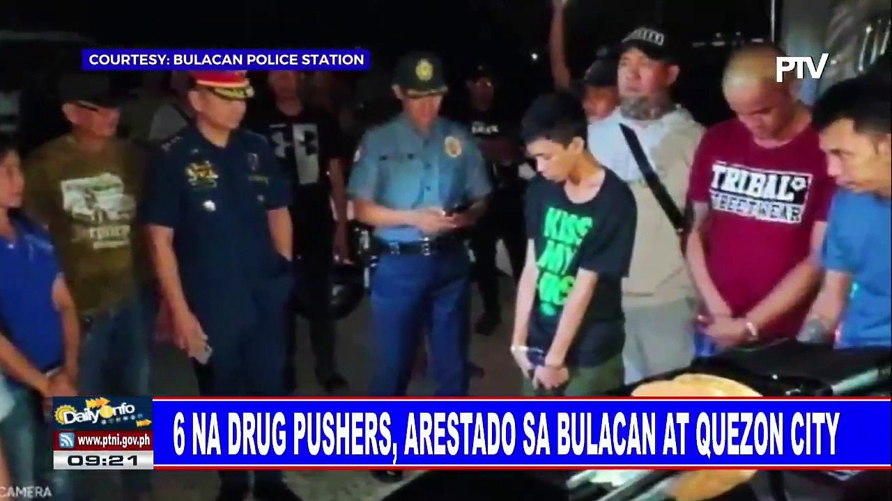 6 na drug pushers, arestado sa Bulacan at Quezo...