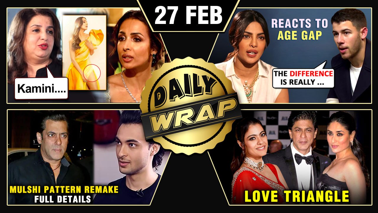 SRK, Kajol, Kareena TOGETHER, Salman Khan Aayush Sharma Movie, Nick Jonas On Age Gap | Top 10 News