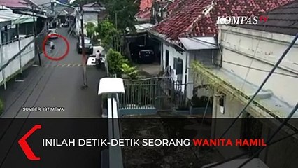 Viral! Detik-Detik Wanita Hamil Ditabrak Ibu-Ibu Belajar Nyetir